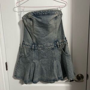 Zara A-Line Denim mini dress